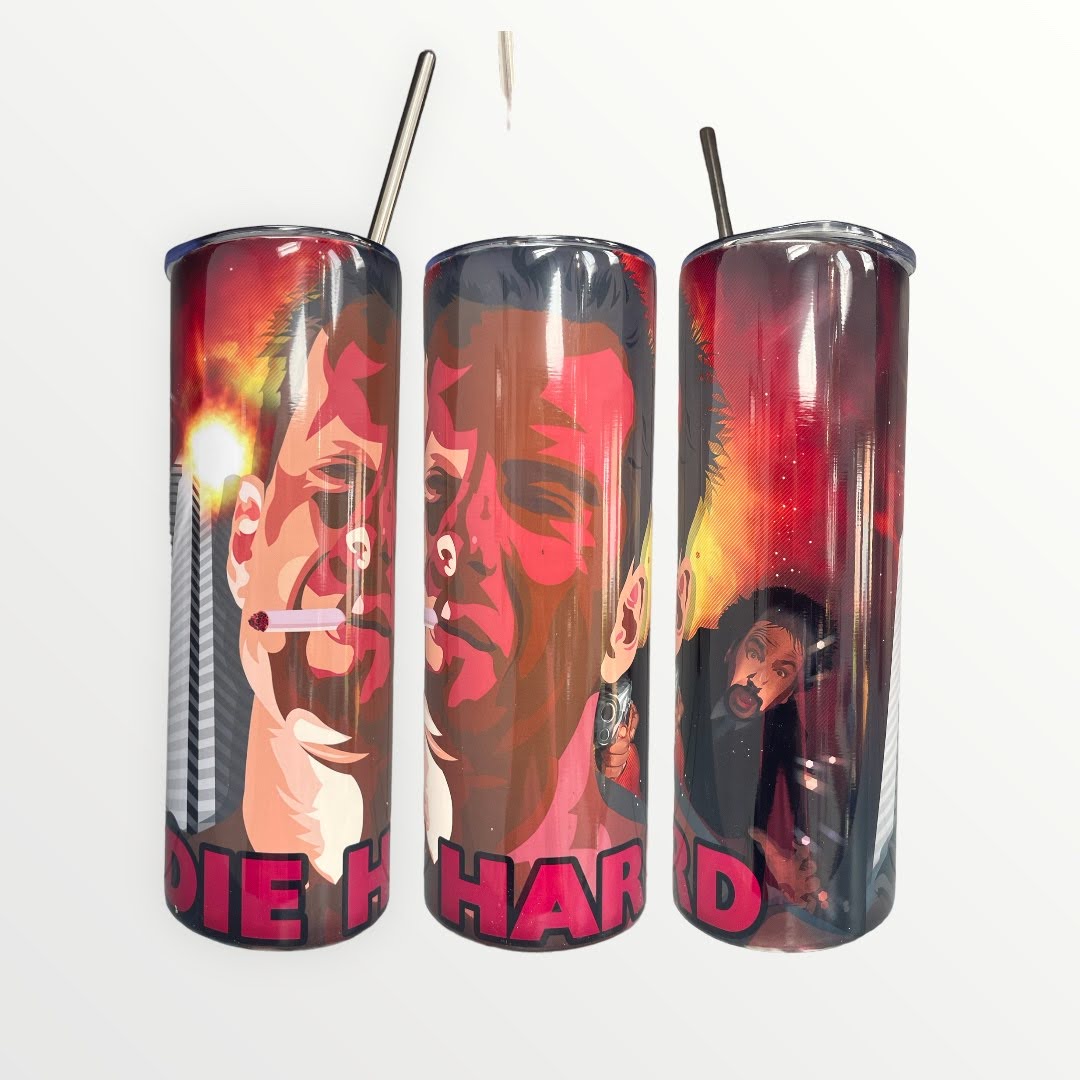 Die Hard Movie 20/30oz Insulated Skinny Tumbler