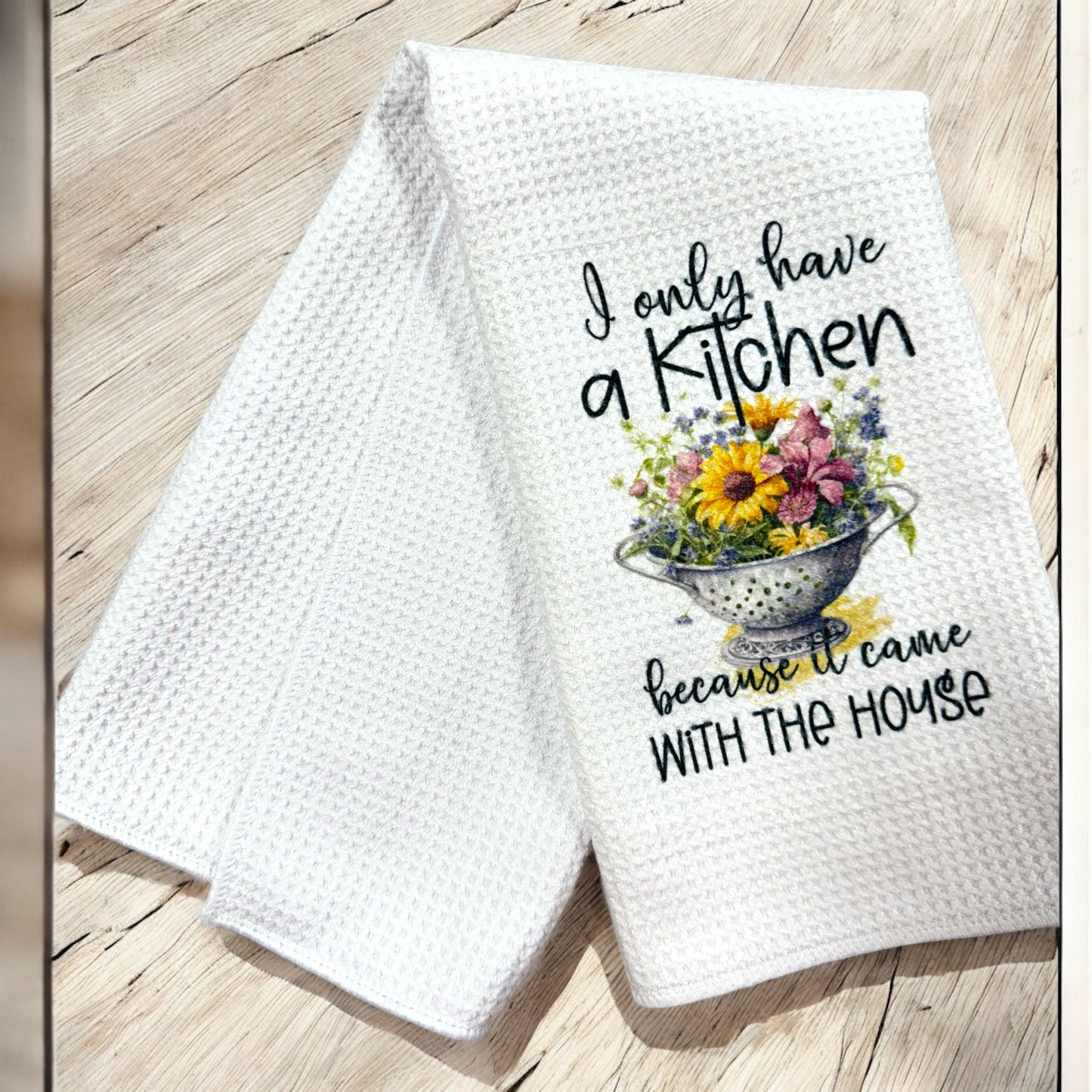 Waffle Tea Towels with optional personalisation