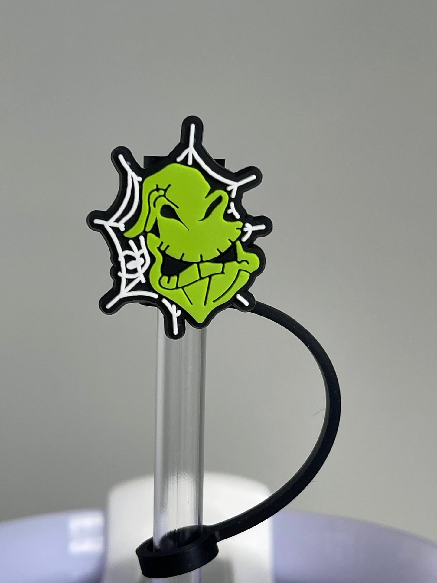 Nightmare Before Christmas Straw topper cover for 40oz Quencher tumbler. Fits Stanley V1 and H2.0 and all Dupes