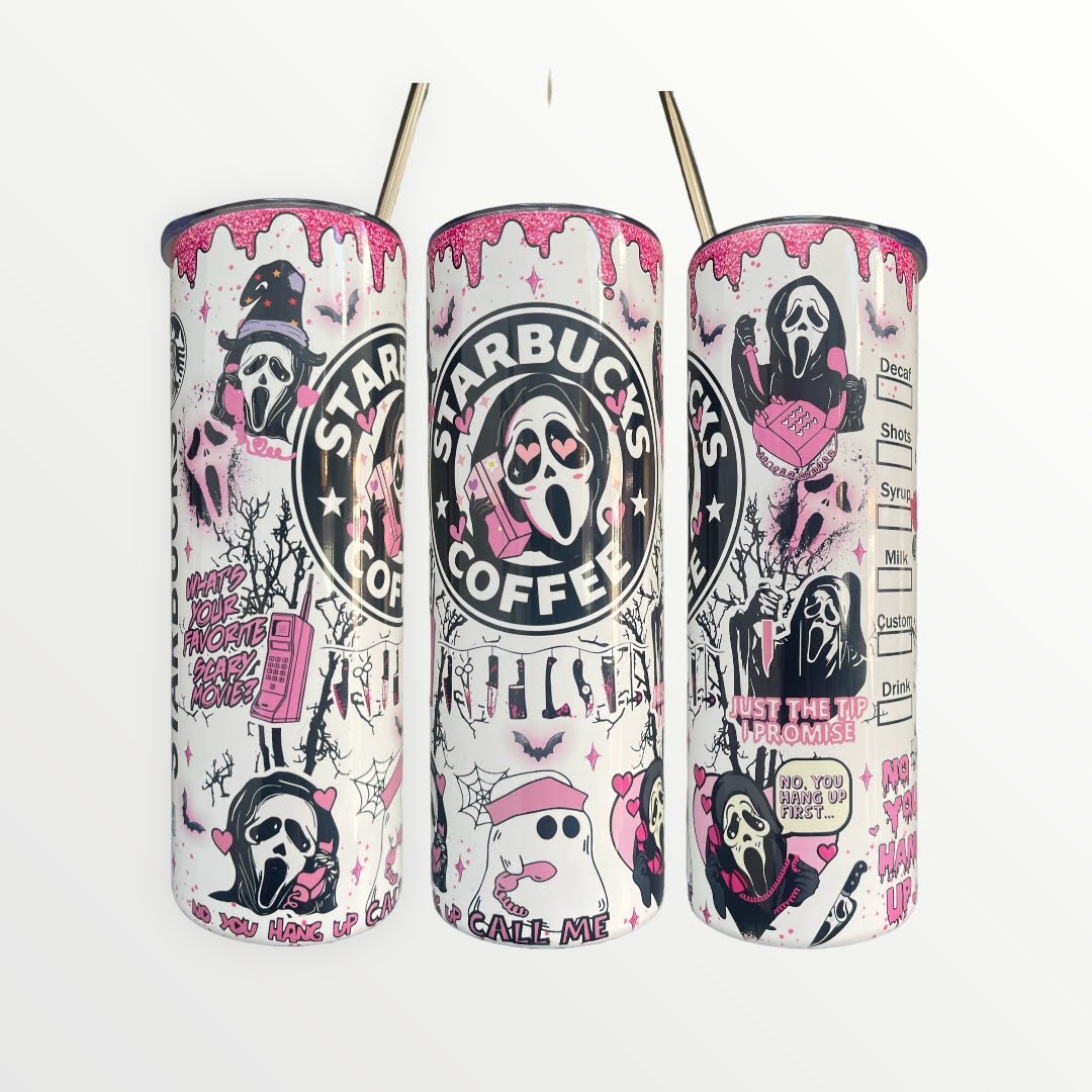 Scream - Call Me - 20/30oz Insulated Skinny Tumbler