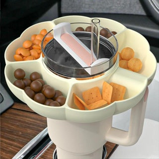 Silicon Snack Plate for 40oz Quencher tumbler. Fits Stanley V1 and H2.0 and all Dupes