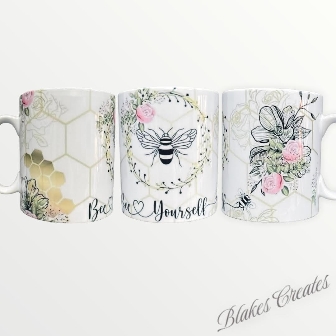 Bee Yourself 11 oz (312g) Novelty Mug