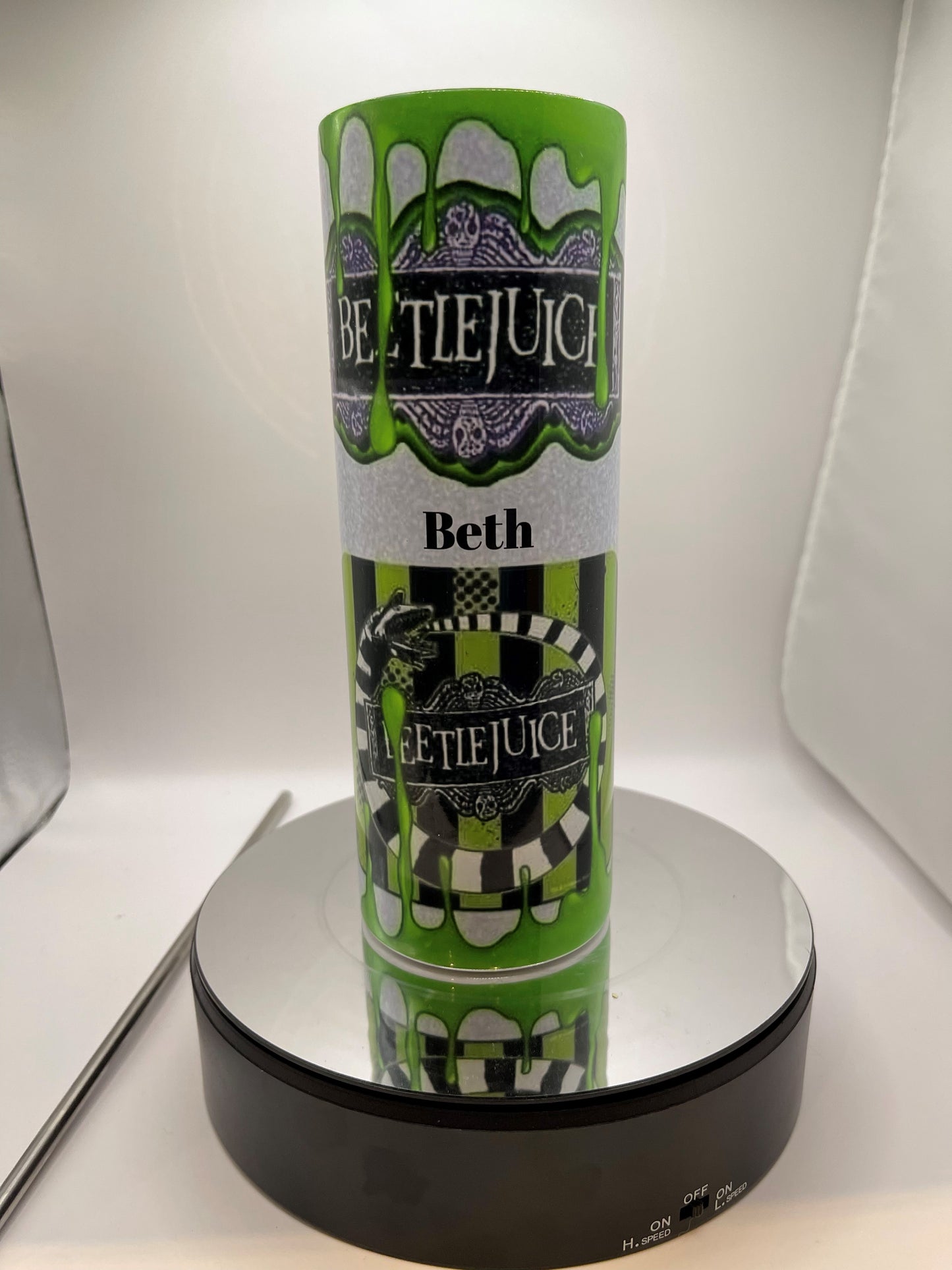 Beetlejuice Tumbler Cup 20/30oz Insulated Skinny Tumbler