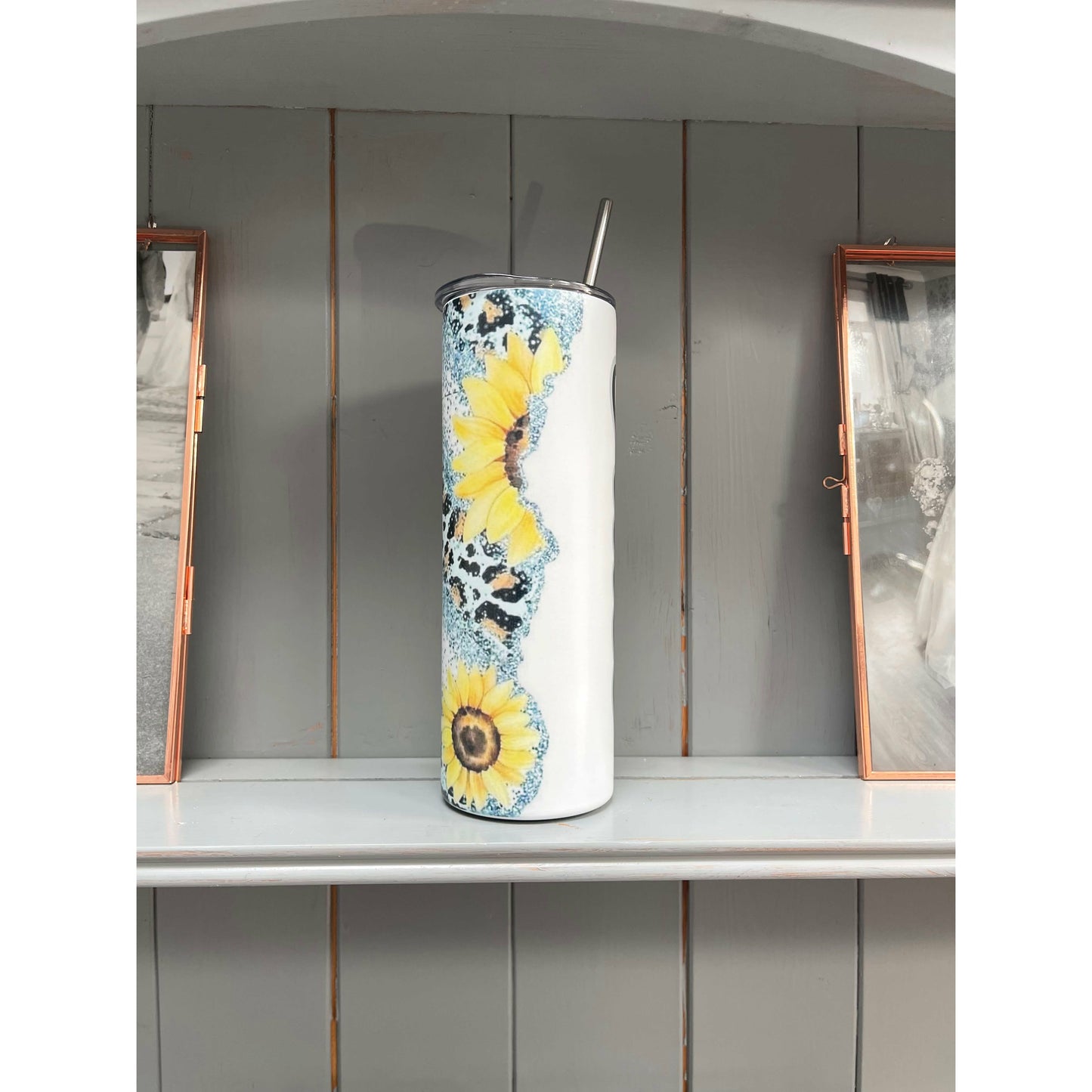 Sunflower 20/30oz Insulated Skinny Tumbler with Optional Personalisation