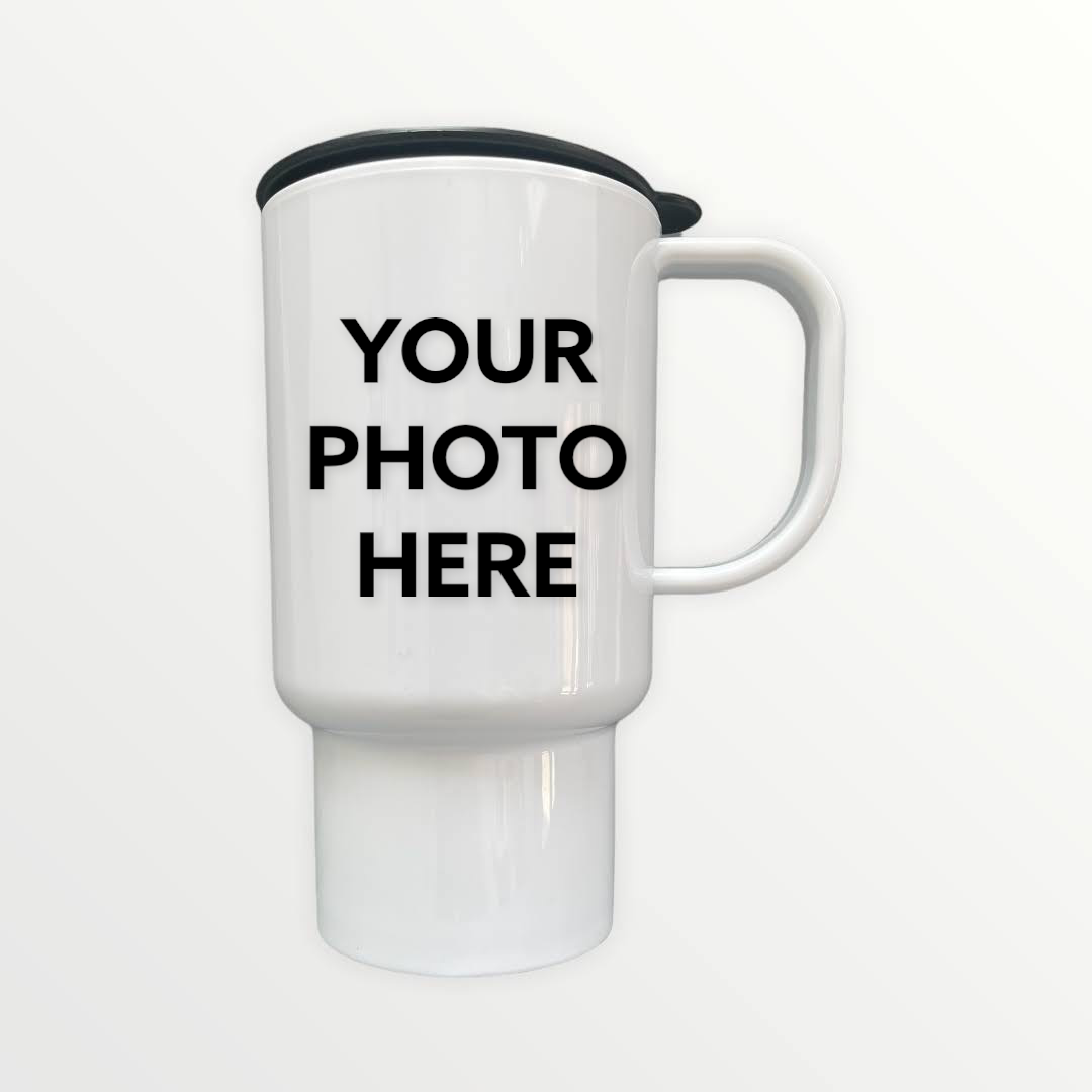 Photo Upload 14oz Polymer Travel Mug With Optional Personalisation