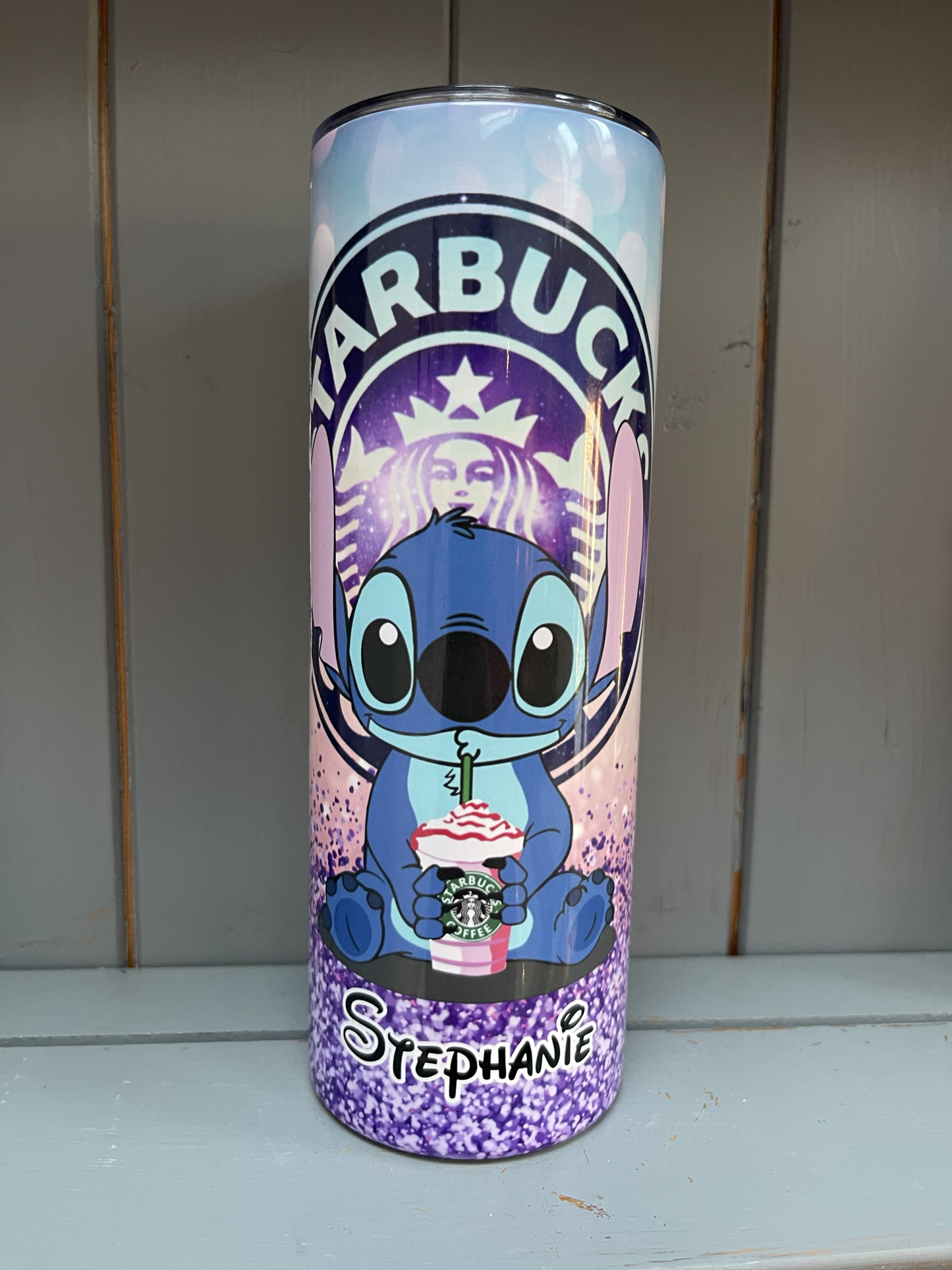 Starbucks Disney Stitch 20/30oz Insulated Skinny Tumbler with Optional Personalisation