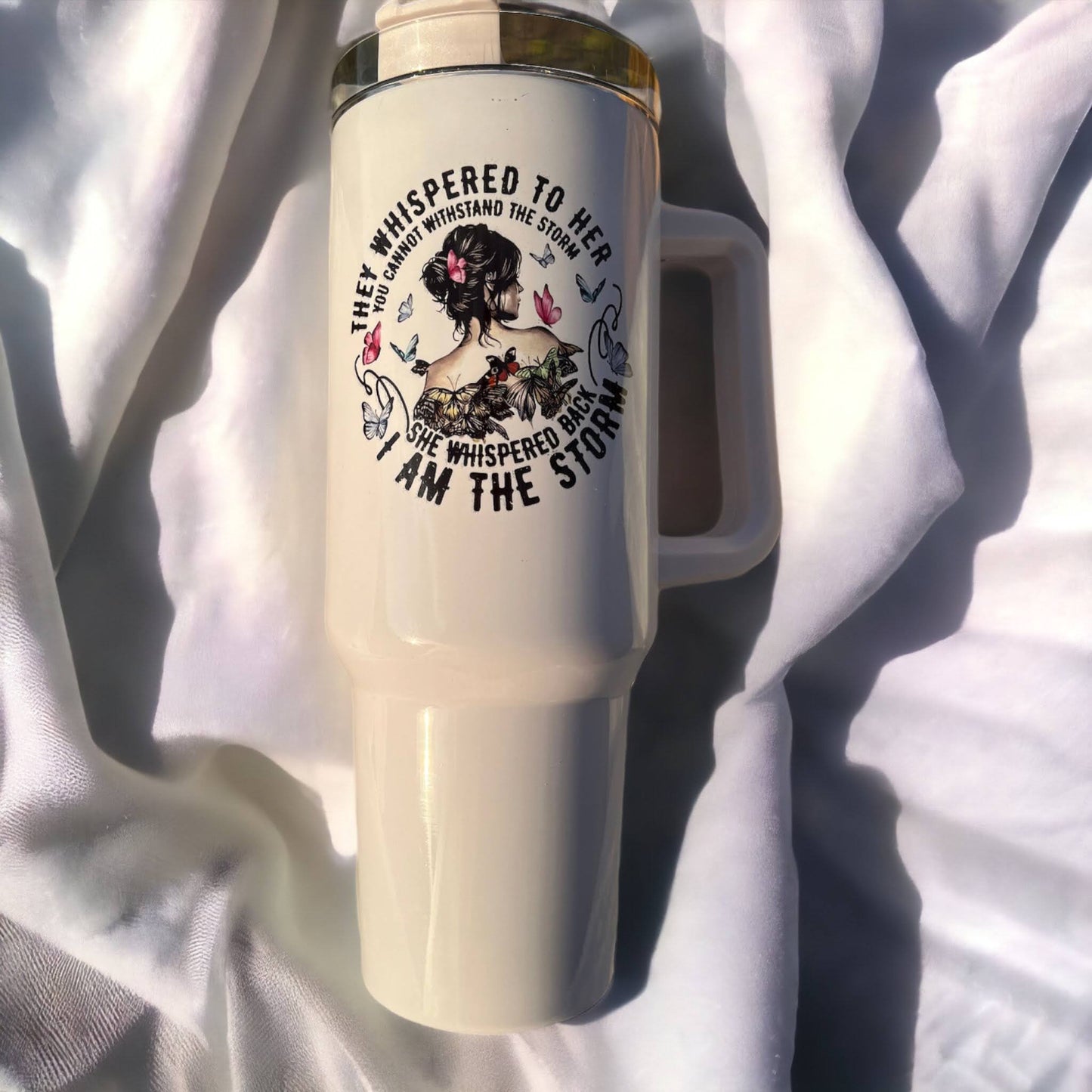 I AM THE STORM 40oz Quencher Tumbler