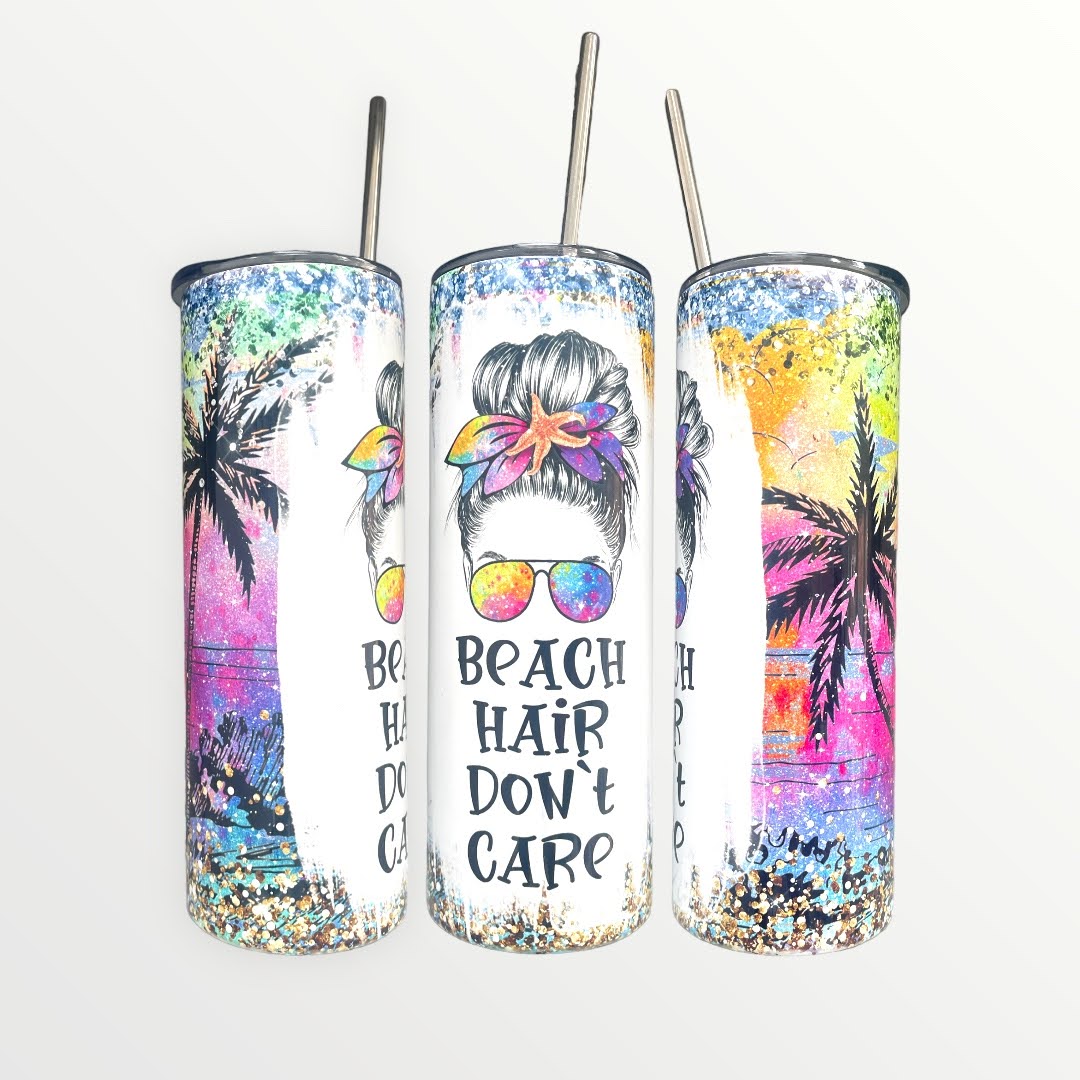 Beach Hair Don't Care 20/30oz Insulated Tumbler
