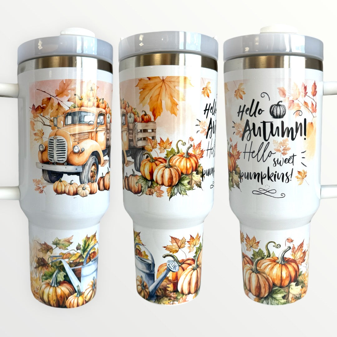 Hello Autumn 30oz/ 40oz Quencher Tumbler