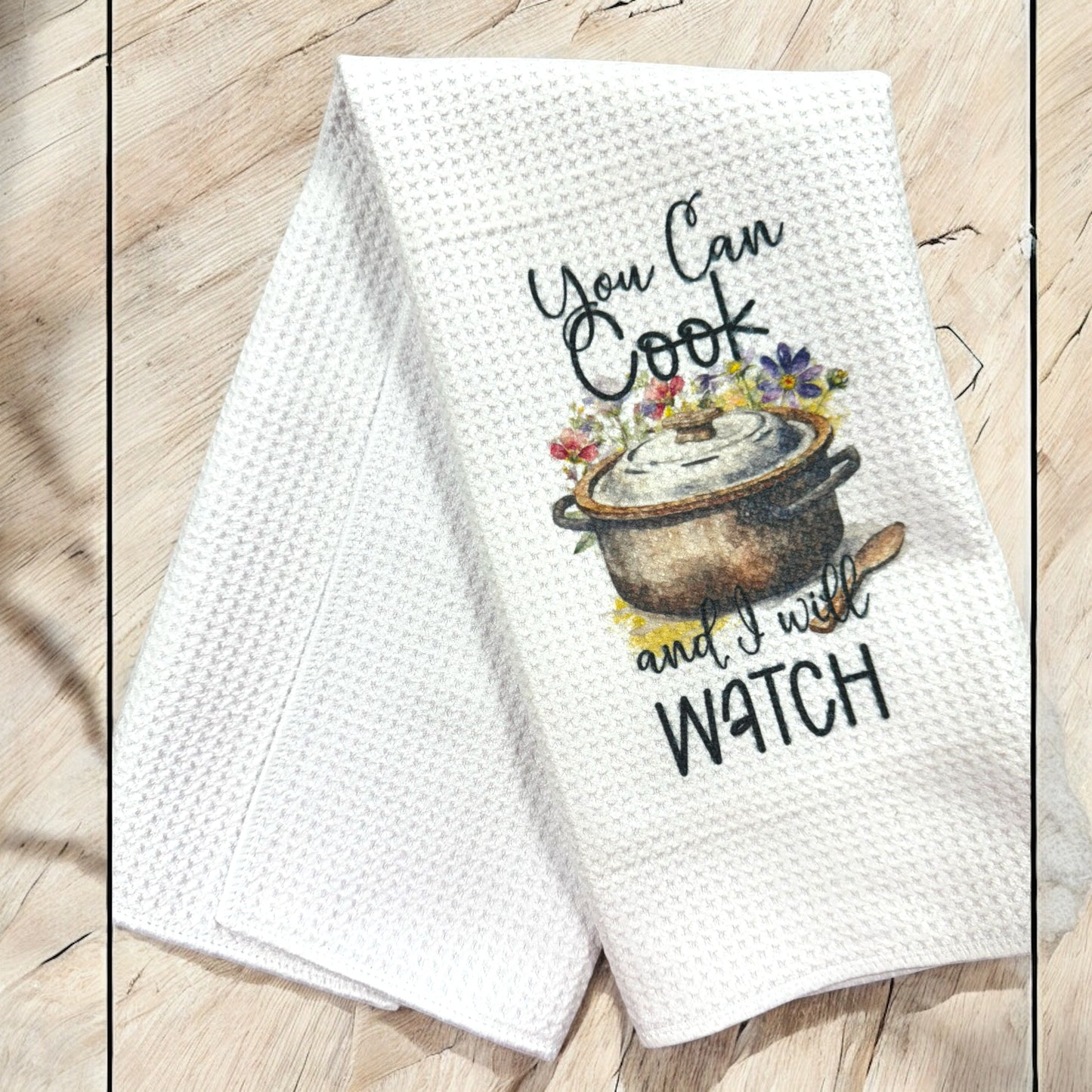 Waffle Tea Towels with optional personalisation