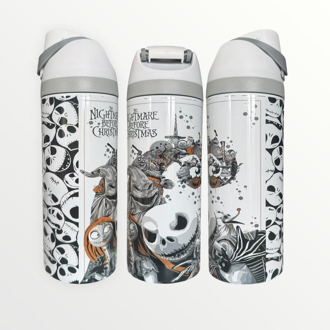 Nightmare Before Christmas 24oz/30oz Dual Sip Water Bottle Tumbler - Autumn Vibes