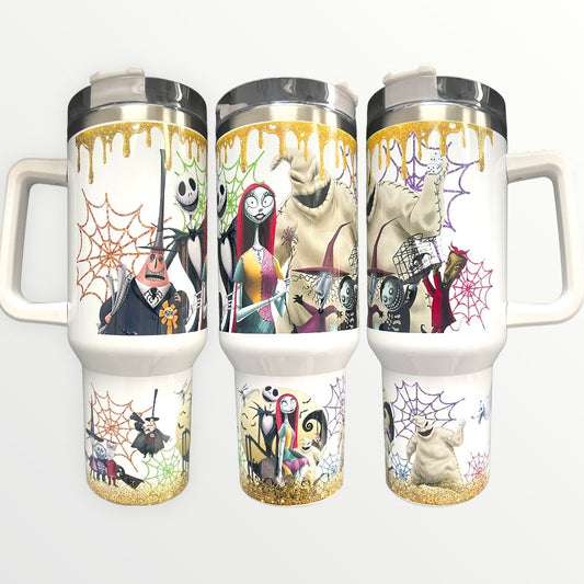 Nightmare Before Christmas Gold Limited edition 30oz/40oz Quencher Tumbler