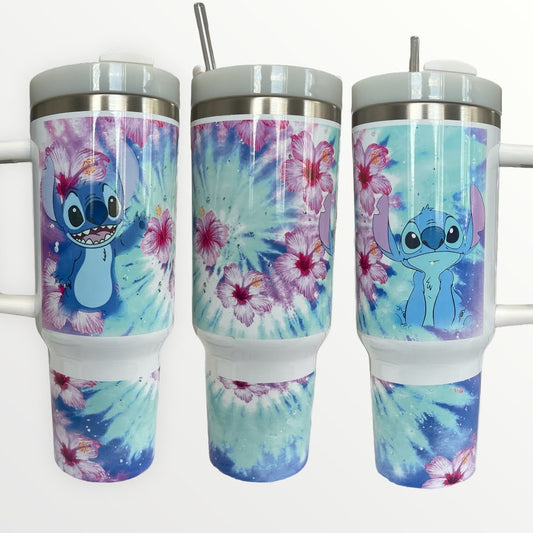 Disney Stitch Flower 30oz/40oz Quencher Tumbler with Optional Personalisation (Copy)