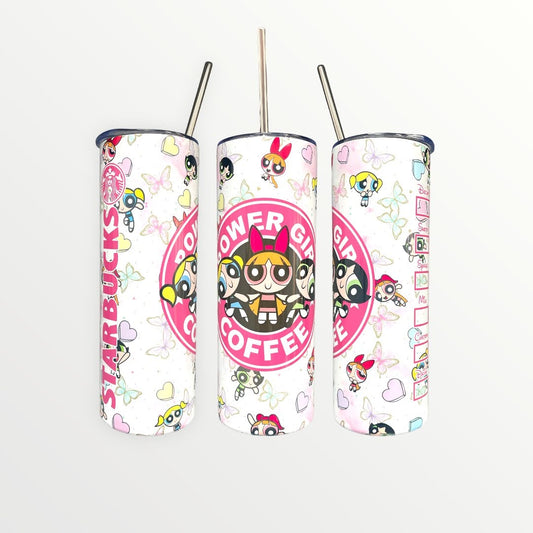 Power Girls 20/30oz Insulated Skinny Tumbler