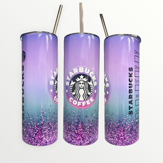 Starbucks Purple Fade Insulated 20/30oz Skinny Tumbler