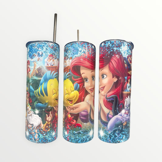 Disney The Little Mermaid 20/30oz Thermal Skinny Tumbler