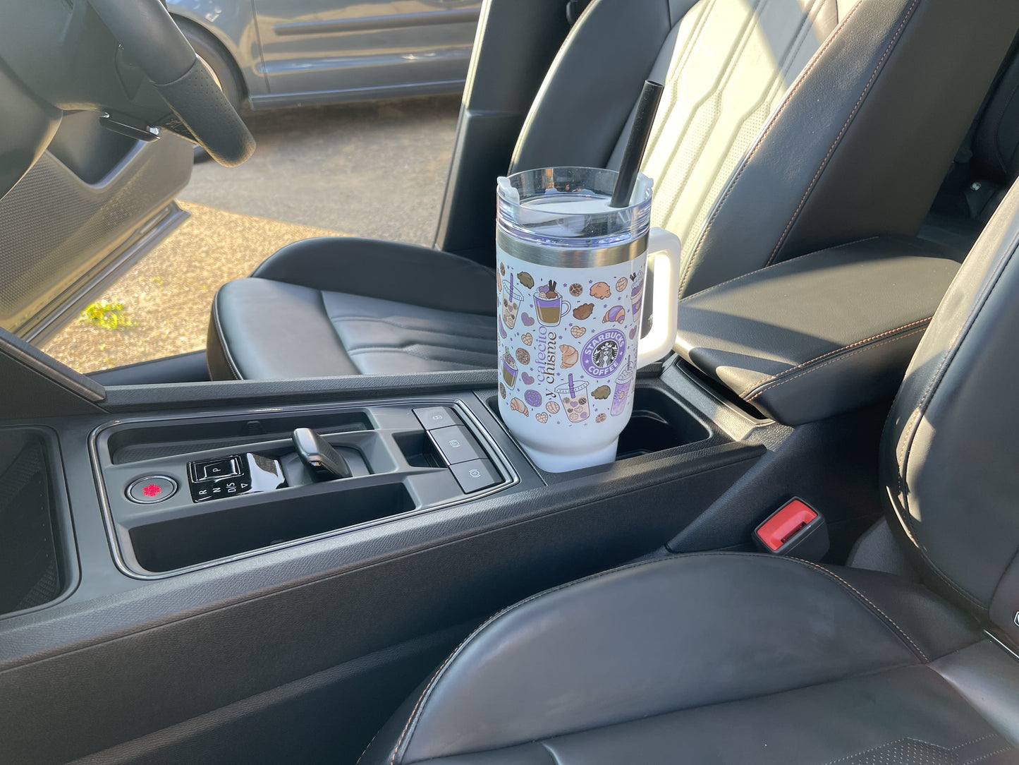 Stitch and Angel Checkered 30oz/40oz Quencher Tumbler with Optional Personalisation