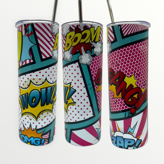 Boom, Bang, Wow 20/30oz Insulated Skinny Tumbler