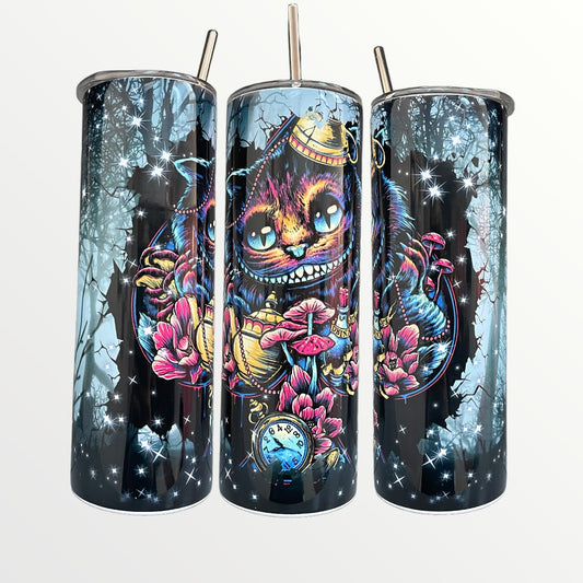 Cheshire Cat - Alice in Wonderland 20/30oz Insulated Skinny Tumbler