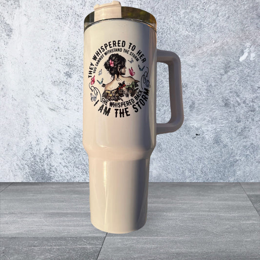 I AM THE STORM 40oz Quencher Tumbler