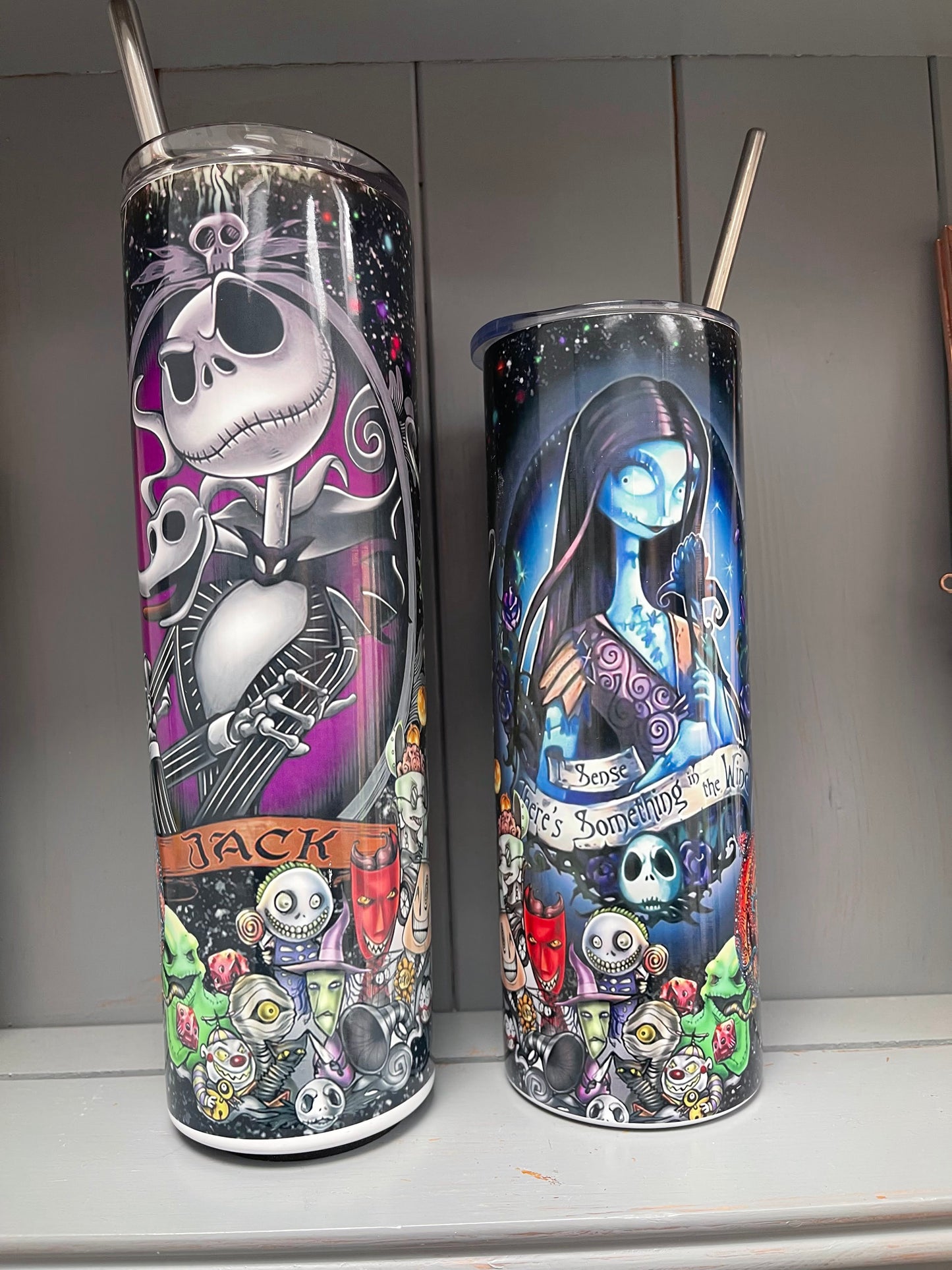 Nightmare Before Christmas 20/30oz Insulated Skinny Tumbler - Graveyard
