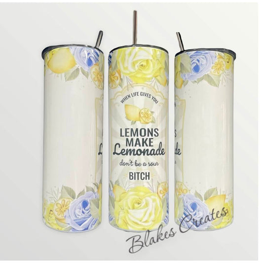 Lemons Make Lemonade 20/30oz Insulated Skinny Tumbler