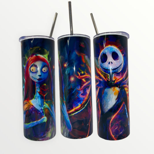 Nightmare Before Christmas Jack and Sally20/30oz Insulated Skinny Tumbler