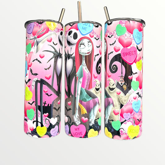 Nightmare Before Christmas - Valentine 20/30oz Insulated Skinny Tumbler