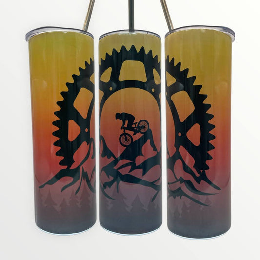 Mountain Biker Tumbler