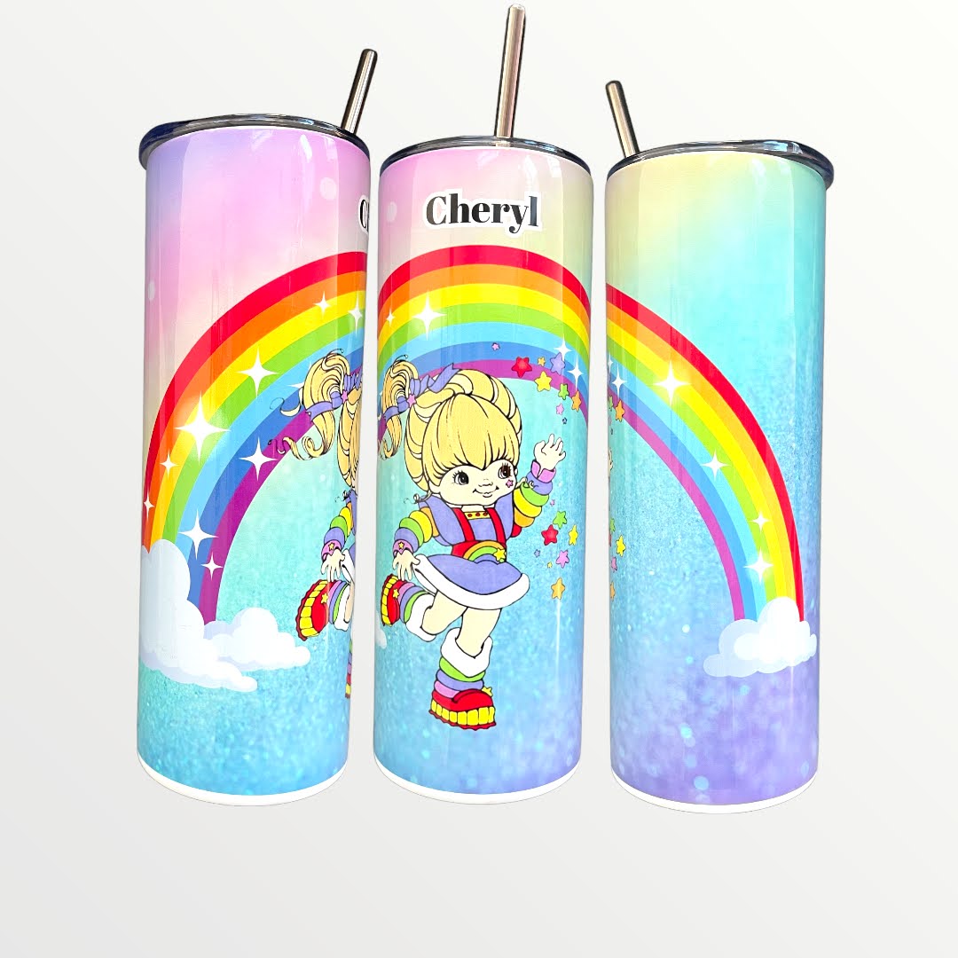 Rainbow Brite 80's Love Tumbler