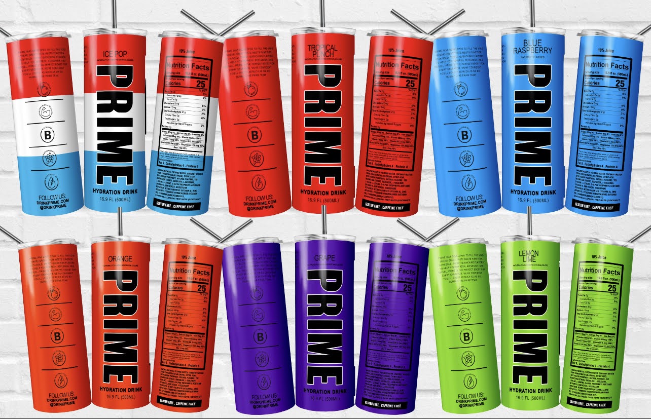 PRIME Tumbler With Optional Personalisation