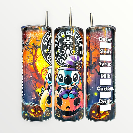 Starbucks Lilo and Stitch Halloween Tumbler
